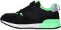 Replay Shoot Jr suède sneakers zwart groen Jongens Suede Meerkleurig 37 - Thumbnail 6