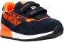 Replay Shoot Kid 6 Sneakers Leren Sneaker Jongens Blauw - Thumbnail 3