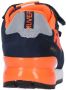 Replay Shoot kid suède sneakers donkerblauw oranje Jongens Suede Meerkleurig 25 - Thumbnail 6