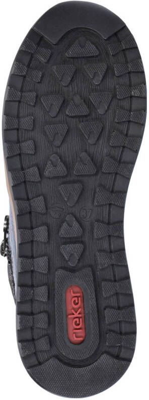 Rieker gevoerde lak sneakers zwart