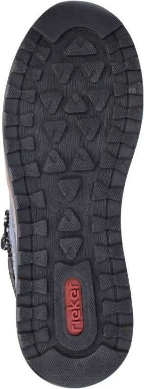 Rieker gevoerde lak sneakers zwart