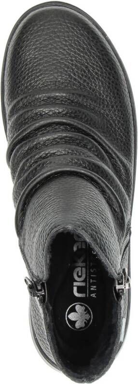 Rieker leren enkelboots zwart