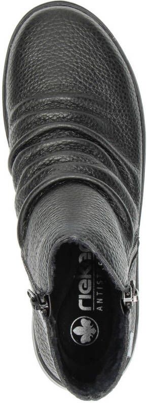 Rieker leren enkelboots zwart