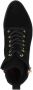 Rieker Trendy dames veterlaarsjes met gouden details Black Dames - Thumbnail 4