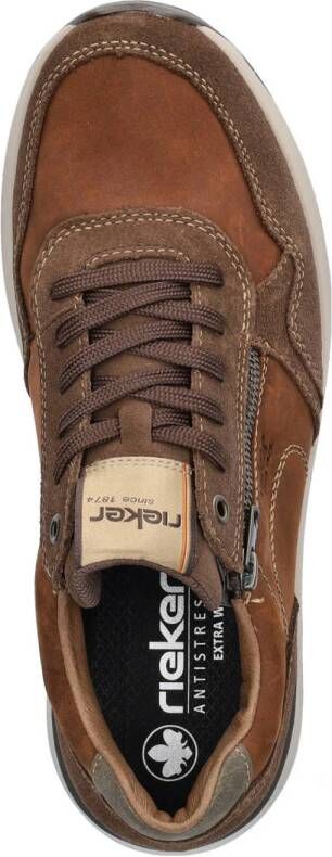 Rieker nubuck sneakers cognac