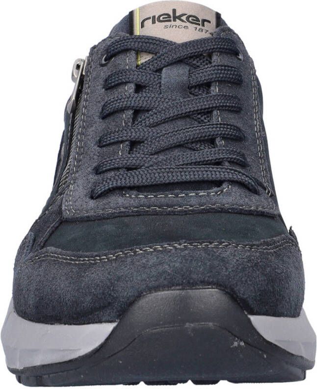 Rieker nubuck sneakers donkerblauw