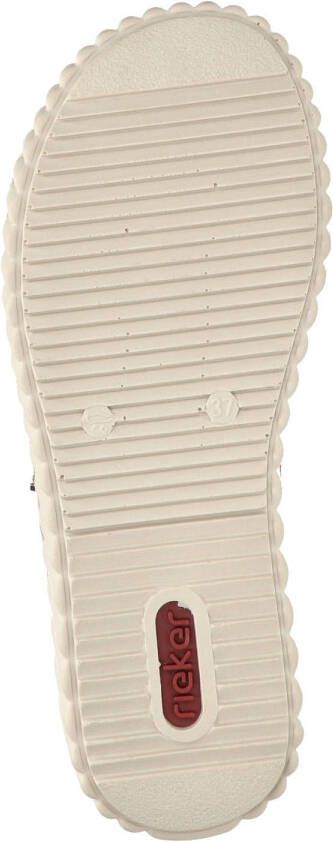 Rieker raffia slippers beige