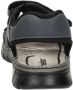 Rieker Zwarte synthetische sliders met comfortabel voetbed en klittenbandsluiting Black Heren - Thumbnail 12