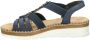 Rieker Sandalen zomerschoen sandaal sleehak met modieuze decoratieve elementen - Thumbnail 6