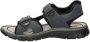 Rieker Zwarte synthetische sliders met comfortabel voetbed en klittenbandsluiting Black - Thumbnail 15