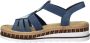 Rieker sandalen blauw - Thumbnail 4