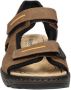 Rieker Heren Platte Sandaal in Bruin met Klittenbandsluitingen Brown Heren - Thumbnail 5