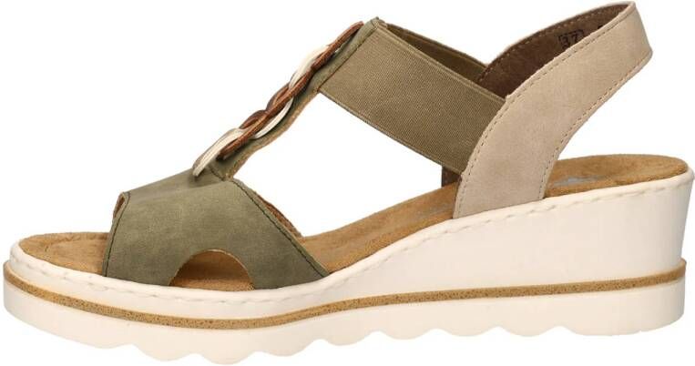 Rieker sandalen kaki