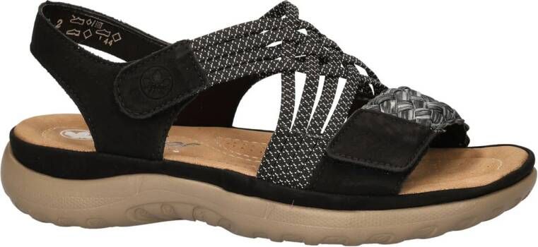 Rieker sandalen zwart
