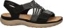 Rieker sandalen zwart - Thumbnail 3