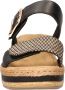 Rieker sandalen zwart - Thumbnail 2