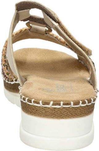 Rieker slippers beige multi