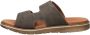Rieker slippers donkerbruin - Thumbnail 2