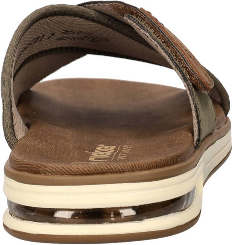 Rieker slippers donkergroen