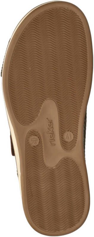 Rieker slippers donkergroen