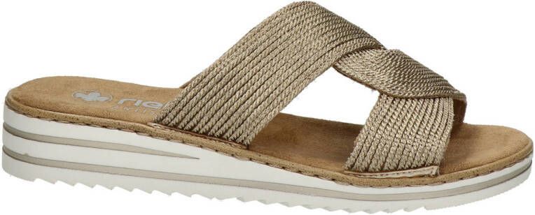 Rieker slippers goud