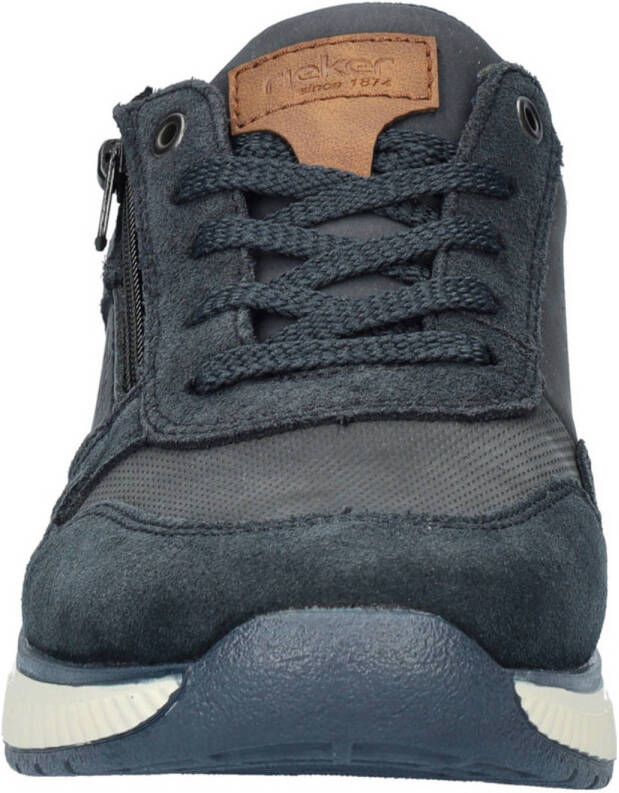 Rieker suède sneakers donkerblauw