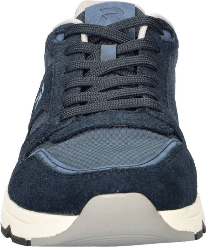 Rieker suède sneakers donkerblauw
