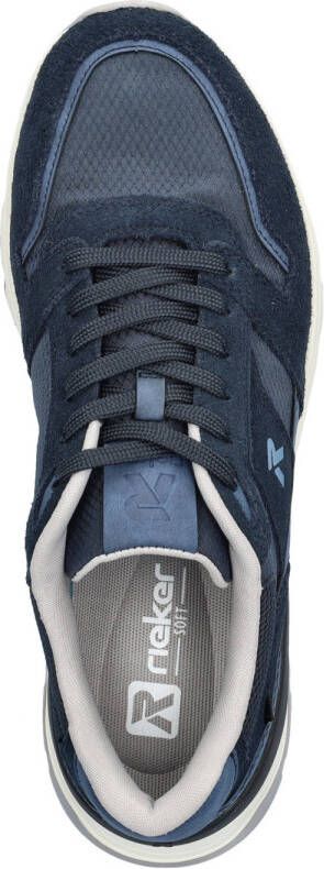 Rieker suède sneakers donkerblauw