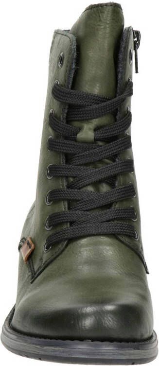 Rieker veterboots groen