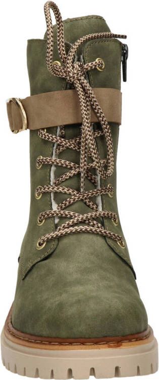 Rieker veterboots kaki