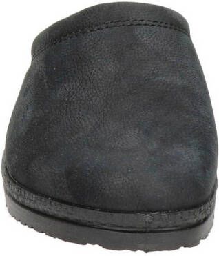 Rohde nubuck pantoffels zwart