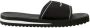 Rucanor Santorini Slippers Unisex Zwart Wit - Thumbnail 4
