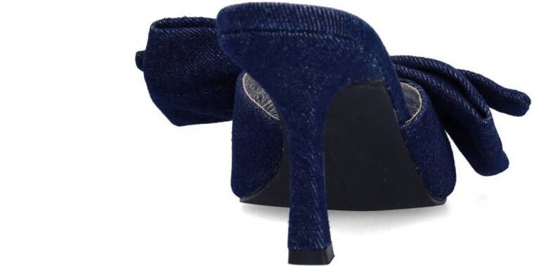 Sacha denim muiltjes donkerblauw