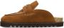 Sacha gevoerde suède clogs cognac - Thumbnail 2