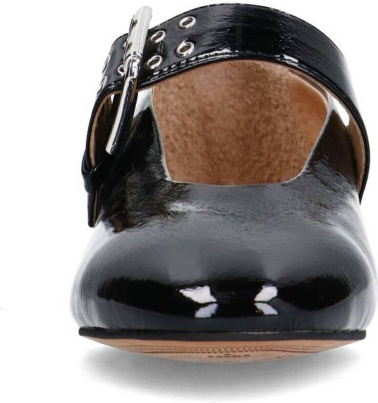 Sacha lak ballerina's zwart