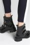 Sacha Dames Lak leren biker boots met gespen en rits - Thumbnail 4