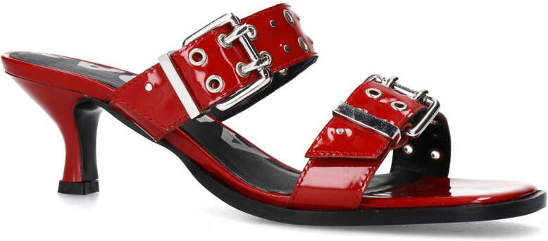 Sacha lakleren muiltjes rood