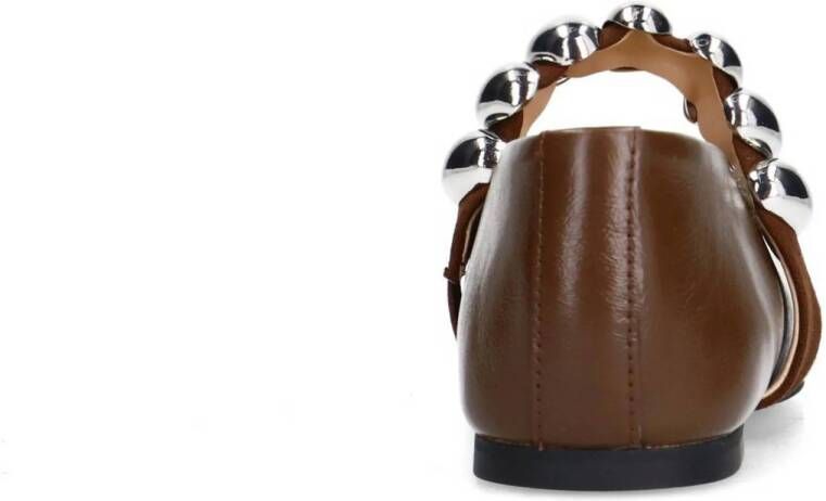 Sacha leren loafers bruin