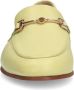 Sacha Dames Gele leren loafers met goudkleurige chain - Thumbnail 5