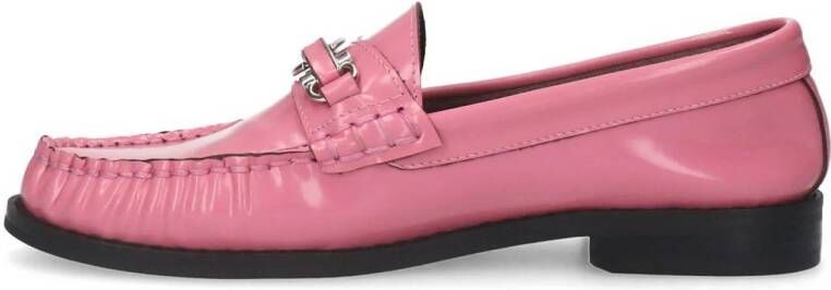 Sacha leren loafers roze