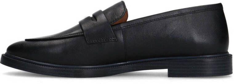 Sacha leren loafers zwart
