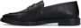 Sacha Dames Zwarte leren penny loafers - Thumbnail 3