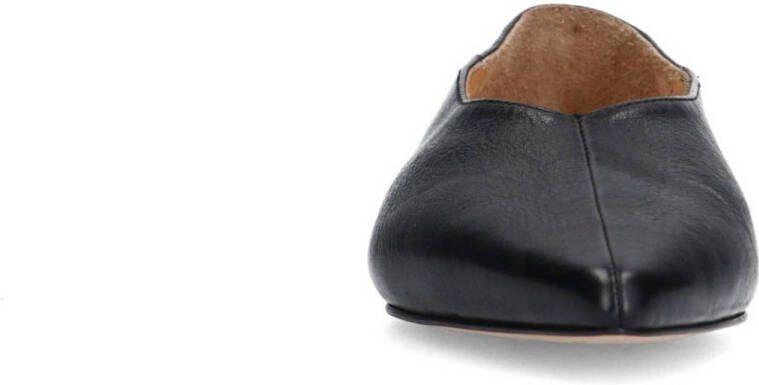 Sacha leren loafers zwart