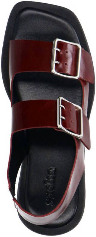 Sacha leren sandalen bruin