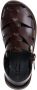 Sacha Dames Donkerbruine leren sandalen - Thumbnail 4