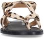 Sacha Dames Leren sandalen met luipaardprint - Thumbnail 3