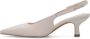 Sacha Dames Off white leren slingback pumps - Thumbnail 4