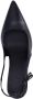 Sacha Dames Zwarte leren slingback pumps - Thumbnail 4