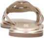 Sacha Dames Gouden leren slippers - Thumbnail 3