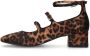 Sacha mary Janes pumps met panterprint cognac zwart - Thumbnail 2